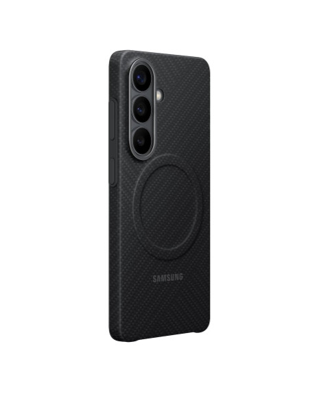 Калъф за Samsung S26 с карбонов магнит, черен