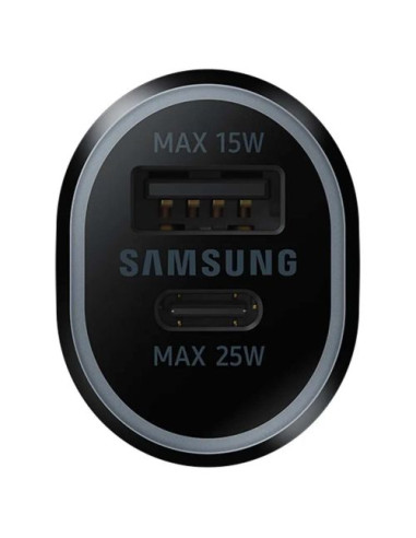 Зарядно за кола Samsung 40W DUO черно