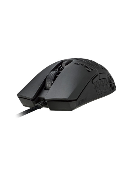 Asus TUF Gaming M4 Air Wired Gaming Mouse, 16 000 DPI сензор, 6 програмируеми бутона, Ultralight Air Shell, IPX6 водоустойчив