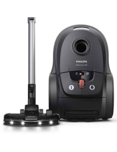 PHILIPS XD8122/10 Прахосмукачка с торба S8000 Performer LED Allergy H13 филтър Тъмночерна 2