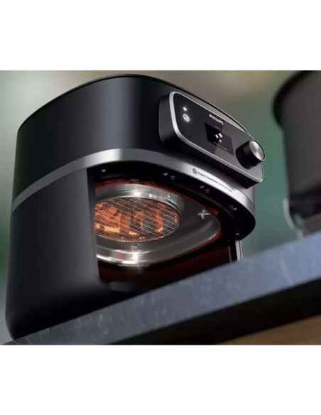 PHILIPS Airfryer Series 7000 8.3l 2200W черен Свързан с приложението HomeID