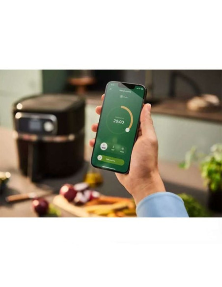PHILIPS Airfryer Series 7000 8.3l 2200W черен Свързан с приложението HomeID