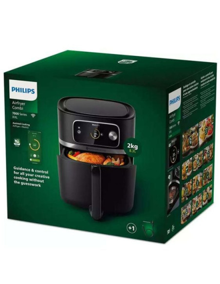 PHILIPS Airfryer Series 7000 8.3l 2200W черен Свързан с приложението HomeID