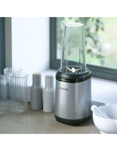 PHILIPS Блендер серия 5000 800W ProBlend Plus кана 300 мл и 700 мл сив