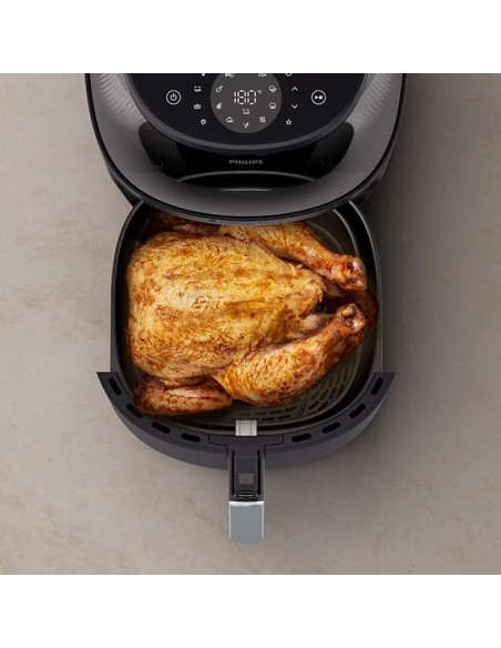 PHILIPS Airfryer Series 3000 7.2l Rapid Air Plus LED дисплей бял