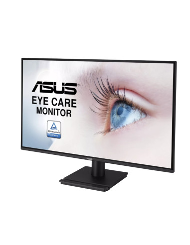 Монитор Asus VA27AQ Eye Care, 27", IPS, QHD, 99- sRGB, без рамка, HDMI, DisplayPort, VGA, 1ms MPRT, стерео високоговорители, 