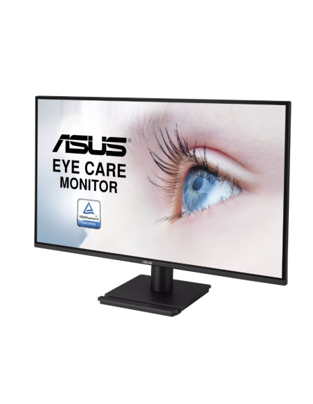 Монитор Asus VA27AQ Eye Care, 27", IPS, QHD, 99- sRGB, без рамка, HDMI, DisplayPort, VGA, 1ms MPRT, стерео високоговорители, 
