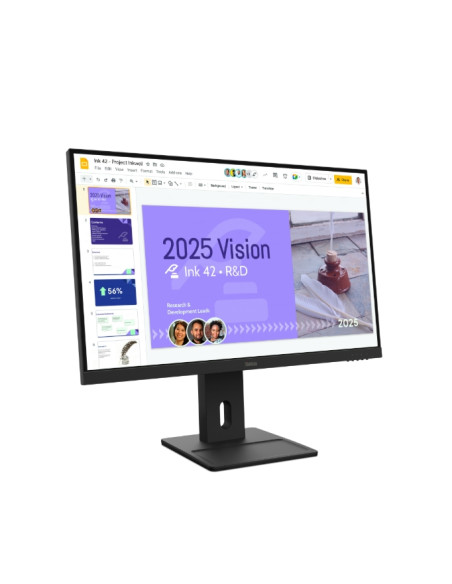 Lenovo ThinkVision E27Q-40 27" IPS, WLED, 2560x1440, 16:9, 100Hz, 4ms, 350 cd/m2, 1500:1, 2Wx2 високоговорителя, HDMI, DP, на