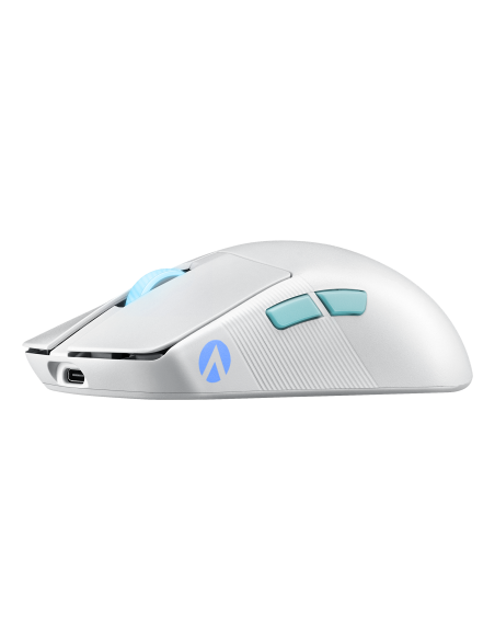 Геймърска мишка Asus ROG Harpe Ace Aim Lab Edition, ултра лека 54 g, свързаност (2,4 GHz RF, Bluetooth, кабелна), 36K DPI сен
