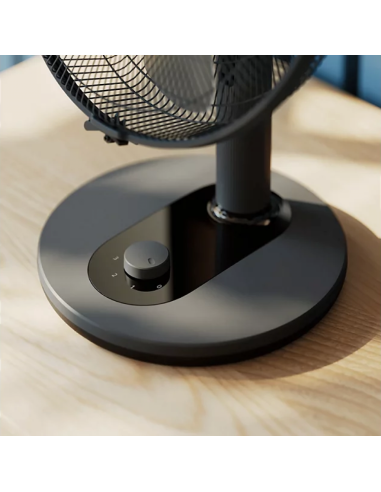 Настолен вентилатор PHILIPS серия 1000 с минимален шум, накланящ се и осцилиращ, 35 см