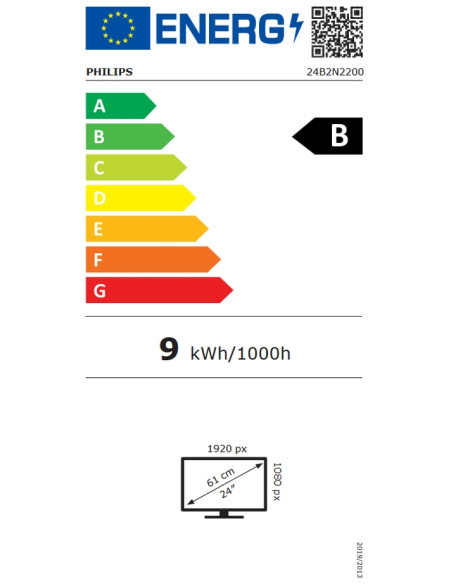 Philips 24B2N2200, 23.8" IPS WLED, 1920x1080@120Hz, 4ms GtG, 300cd m/2, 1500:1, 50M:1 DCR, Adaptive Sync, FlickerFree, SoftBl