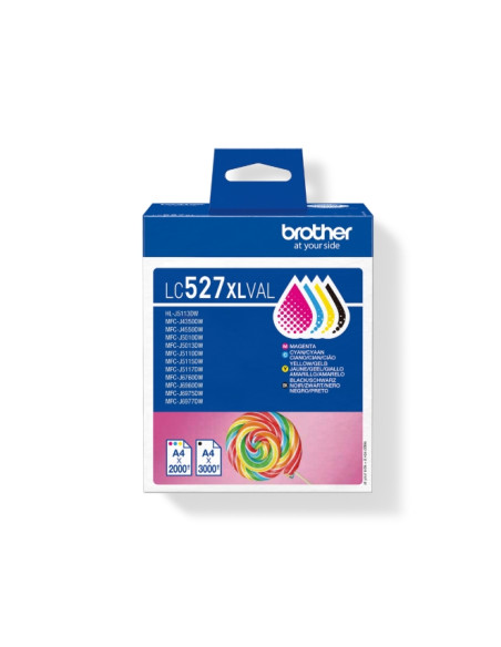 Brother LC527XLVAL цветен мултипак мастилен картридж за MFCJ5010DW/MFCJ5110DW