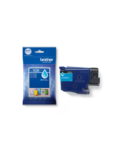 Мастилена касета Brother LC528C Cyan за MFCJ5010DW/MFCJ5110DW - капацитет 5000 страници