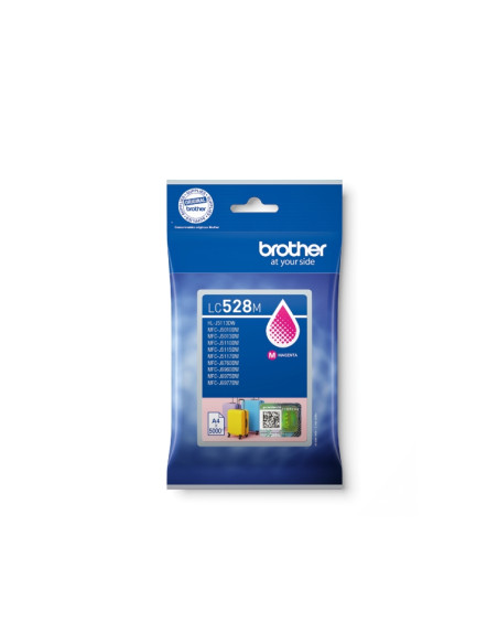 Мастилена касета Brother LC528M Magenta за MFCJ5010DW/MFCJ5110DW - капацитет 5000 страници