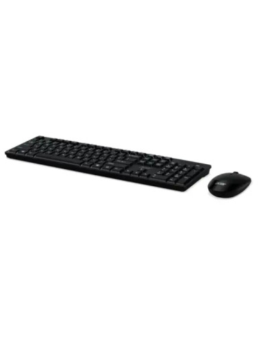 Acer Combo set AAK410 клавиатура и мишка, безжична, USB, стандартна, черна, без кирилица