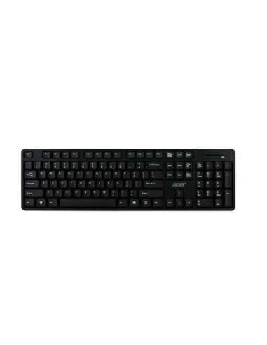Acer Combo set AAK410 клавиатура и мишка, безжична, USB, стандартна, черна, без кирилица