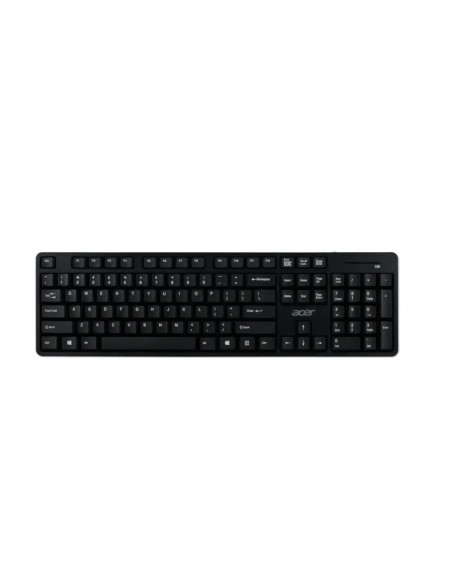 Acer Combo set AAK410 клавиатура и мишка, безжична, USB, стандартна, черна, без кирилица