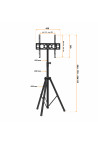 celexon Economy height adjustable display stand Adjust-4055T