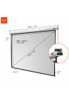 celexon screen Electric Economy 300 x 300 cm