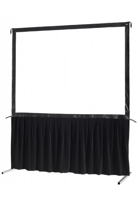 celexon 1-Piece Drape Skirt for Folding Frame Mobile Expert - 406 x 228cm