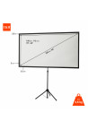 celexon Tripod screen Ultra Light-weight 199 x 112 cm