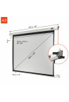 celexon screen Electric Economy 220 x 165 cm