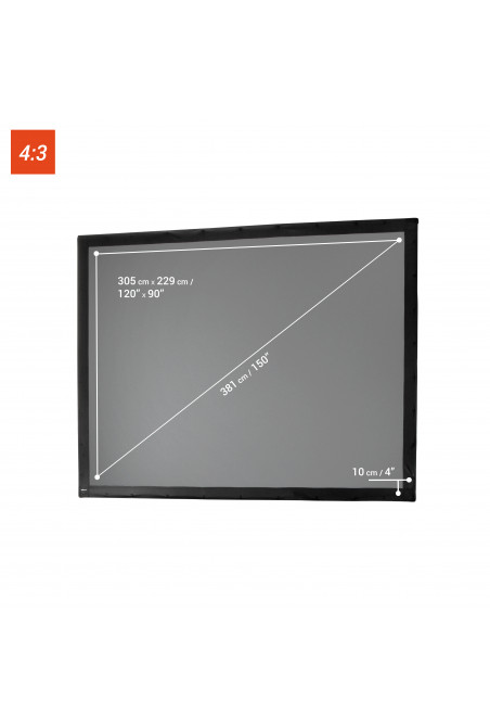 celexon Fabric for Folding Frame Mobile Expert - 305 x 229cm - Rear projection