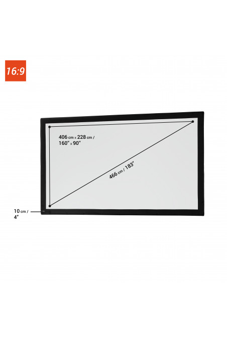 celexon Fabric for Folding Frame Mobile Expert -  406 x 228cm