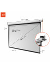 celexon screen Electric Economy 240 x 180 cm