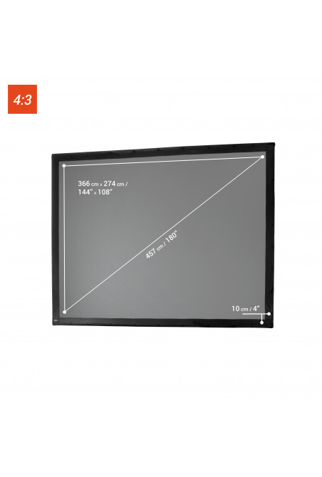 celexon Fabric for Folding Frame Mobile Expert - 366 x 274cm - Rear projection