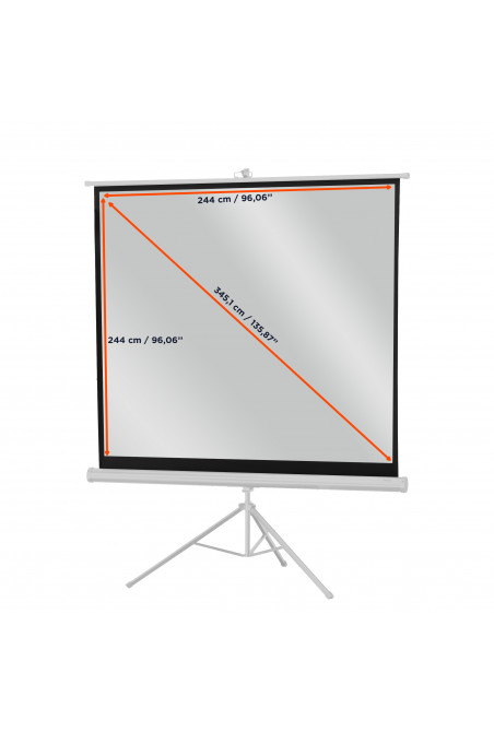 celexon screen Tripod Economy 244 x 244 cm - white edition