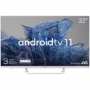 32, FHD, Android TV 11, White, 1920x1080, 60 Hz, Sound by JVC, 2x8W, 27 kWh/1000h , BT5.1, HDMI ports 3, 24 months