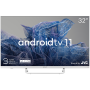 32, FHD, Android TV 11, White, 1920x1080, 60 Hz, Sound by JVC, 2x8W, 27 kWh/1000h , BT5.1, HDMI ports 3, 24 months