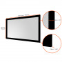 celexon basic projector frame screen with plug-in system for easy installation and black velour coating - 3D and 4K108” - 16:9