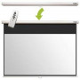 Acer E100-W01MW Projection Screen 100" (16:10) Wall - Ceiling Mat White Automatic with Radio Type Remote