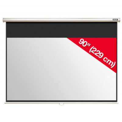 Acer M90-W01MG Projection Screen 90 (16:9) Wall - Ceiling Gray Manual