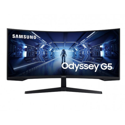 Samsung LC34G55T, 34" CURVED VA, 1000R, 165 Hz, 1 ms MPRT, 21:9, 3440 x 1440, HDR10, 250 cd/m2, 2500:1 Contrast, Mega DCR, Eye S