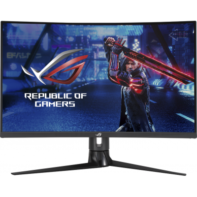 ASUS Display ROG Strix XG32VC Curved Gaming 31.5inch WQHD 2560x1440 170Hz Above 144Hz Extreme Low Motion Blur Sync