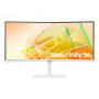 Samsung 34A650 34" Curved VA 3440x1440 5ms 100Hz DP HDMI USB 3.0 Speakers Thunderbolt White