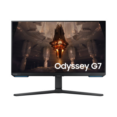 Samsung 28BG700 28" Odyssey G7, IPS, 144 Hz, 1 ms GTG, 3840x2160, 300 cd/m2, 1000:1 Contrast, DP, 2xHDMI, USB Hub, LAN, Black