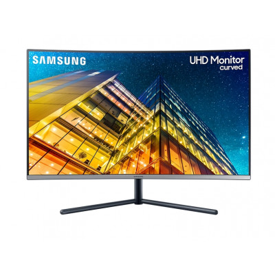 Samsung U32R590, 31.5" Curved VA LED, 60Hz, 4 ms GTG, 3840 x 2160, 250 cd/m2, 2500:1 Contrast, Display Port 1.2, HDMI 2.0, Gray