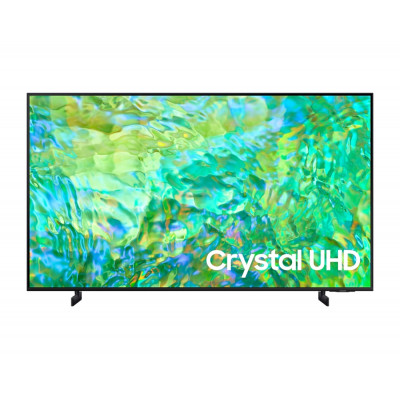 Samsung 55" 55CU8072 4K UHD LED TV, SMART, 3xHDMI, 2xUSB, Wi-Fi 5, Bluetooth 5.2, Frameless, Black