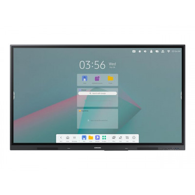 SAMSUNG WA75C Interactive Display 75inch UHD 4K 3840x2160 Multi Touch 8ms 400cd/m2 3x HDMI USB-C RJ45 WIFI OPS