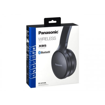 PANASONIC RP-HF410BE-K black metallic bluetooth Over-Ear Headset