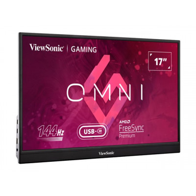 VIEWSONIC VX1755 Portable Gaming Monitor 17.3inch 1920x1080 IPS LED mini HDMI 2xUSB-C speakers Adaptive Sync