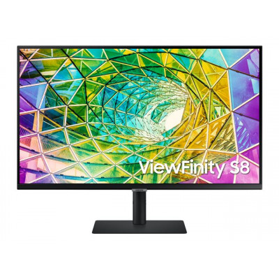 SAMSUNG S27A800 27inch Bezelless 16:9 Wide 3840x2160 IPS 5ms HAS/Swivel/Pivot/Tilt 120mm HDMI/DP USB3 Hub VESA100 HDMI Cable in 