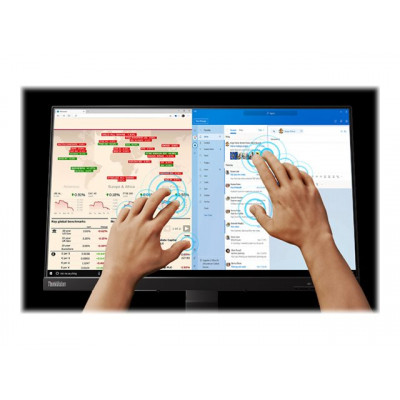 LENOVO ThinkVision T24t-20 23.8inch FHD Touch HDMI DP Monitor