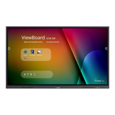 VIEWSONIC IFP6532 65inch 20 Multi Touch 9H 350nits 4000:1 2G RAM/16GB Storage OPSx1 HDMI-inx2 HDMI outx1 VGAx1 USB Black