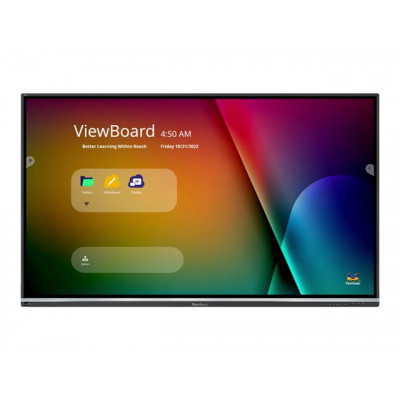 VIEWSONIC IFP7550-5F 75inch 40 Points Touch 7H AG 3840x2160 400nits 1200:1 64GB Storage 8GB RAM