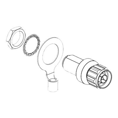 CISCO 2.4 and 5 GHz Lightning Arrestor N Connector